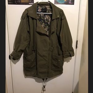 Jessica Simpson Green Jacket